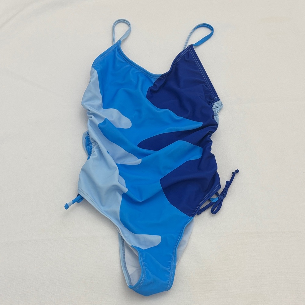 SHEIN Kids Ocean Wave Bodysuit